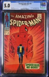 Cover Scan: Amazing Spider-Man #50 CGC VG/FN 5.0 1st Full Appearance Kingpin! - Item ID #371012