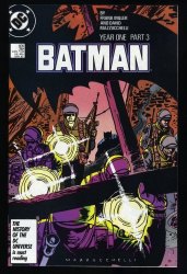 Cover Scan: Batman #406 NM+ 9.6 Year One Part 3 Frank Miller! - Item ID #372033