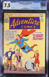 Cover Scan: Adventure Comics #293 CGC VF- 7.5 White Pages 1st appearance Legion Super Pets! - Item ID #372931
