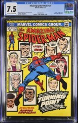 Cover Scan: Amazing Spider-Man #121 CGC VF- 7.5 Off White to White Death of Gwen Stacy! - Item ID #372935