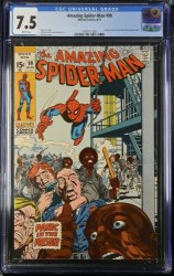 Cover Scan: Amazing Spider-Man #99 CGC VF- 7.5 White Pages Johnny Carson Appearance! - Item ID #372947