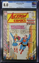 Cover Scan: Action Comics #285 CGC VF 8.0 Supergirl's first solo adventure! - Item ID #372950