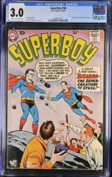 Cover Scan: Superboy #68 CGC GD/VG 3.0 1st Appearance of Bizarro! Swan/Kaye Cover Art! - Item ID #372957