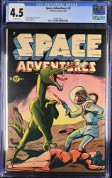 Cover Scan: Space Adventures #2 CGC VG+ 4.5 Off White Classic Frank Grollo Cover and Art! - Item ID #372978