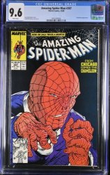 Cover Scan: Amazing Spider-Man #307 CGC NM+ 9.6 White Pages Chameleon! Todd McFarlane! - Item ID #373299