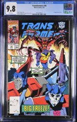 Cover Scan: Transformers #76 CGC NM/M 9.8 White Pages Low Print! Scarce Issue!  - Item ID #373303