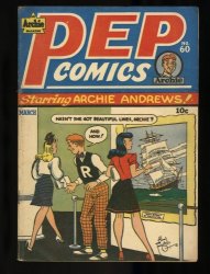 Cover Scan: Pep Comics #60 VG+ 4.5 Masquerade Monkeyshines! Al  Fagaly Art! - Item ID #373324