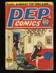 Cover Scan: Pep Comics #65 GD/VG 3.0 Archie Jughead Betty Veronica! - Item ID #373325