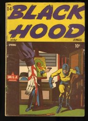 Cover Scan: Black Hood Comics (1943) #14 VG+ 4.5 Irv Novick Art!  Golden Age Superhero! - Item ID #373338