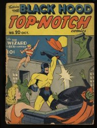 Cover Scan: Top Notch Comics #20 GD- 1.8 Black Hood Appearance! - Item ID #373353