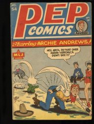 Cover Scan: Pep Comics #54 VG 4.0 Archie! Bill Vigoda Cover! - Item ID #373354