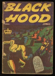 Cover Scan: Black Hood Comics (1943) #11 GD- 1.8 Golden Age Horror Cover! - Item ID #373372