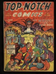 Cover Scan: Top Notch Comics #6 GD+ 2.5 The Wizard Appearance Golden Age Superhero! - Item ID #373395