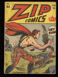 Cover Scan: Zip Comics #44 VG+ 4.5 Golden Age MLJ Superhero! - Item ID #373414