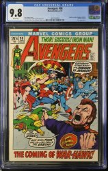 Cover Scan: Avengers #98 CGC NM/M 9.8 Captain America! Thor! Iron Man! War-Hawk! - Item ID #374252