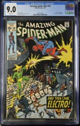 Cover Scan: Amazing Spider-Man #82 CGC VF/NM 9.0 White Pages Electro Appearance! - Item ID #374255