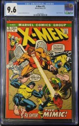 Cover Scan: X-Men #75 CGC NM+ 9.6 White Pages Gil Kane! John Romita!  The Mimic Appearance! - Item ID #374258