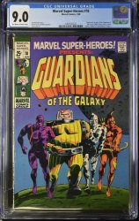 Cover Scan: Marvel Super-Heroes #18 CGC VF/NM 9.0 1st Appearance Guardians of the Galaxy! - Item ID #374269