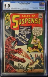 Cover Scan: Tales Of Suspense #46 CGC VG/FN 5.0 1st Appearance Crimson Dynamo! - Item ID #374271