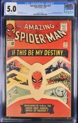Cover Scan: Amazing Spider-Man #31 CGC VG/FN 5.0 Off White 1st Appearance Gwen Stacy!! - Item ID #374930