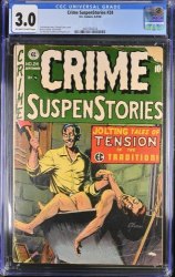 Cover Scan: Crime Suspenstories #24 CGC GD/VG 3.0 Off White to White EC George Evans Cover! - Item ID #374943