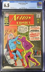 Cover Scan: Action Comics #340 CGC FN+ 6.5 Origin and 1st Appearance Parasite! - Item ID #375646