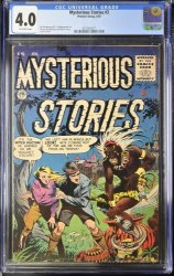 Cover Scan: Mysterious Stories #3 CGC VG 4.0 Off White - Item ID #375649
