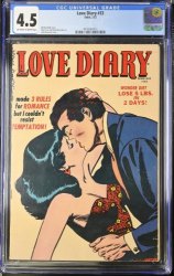 Cover Scan: Love Diary #33 CGC VG+ 4.5 Off White to White John Buscema Cover! - Item ID #375651