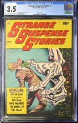 Cover Scan: Strange Suspense Stories #1 CGC VG- 3.5 Pre-Code Horror! Sheldon Moldoff Cover - Item ID #375664