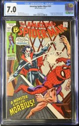 Cover Scan: Amazing Spider-Man #101 CGC FN/VF 7.0 1st Full Appearance of Morbius! - Item ID #375665