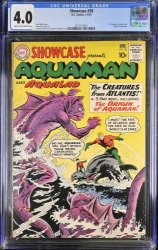 Cover Scan: Showcase #30 CGC VG 4.0 Cream To Off White 1st Aquaman Tryout Issue! Aqualad!  - Item ID #375669