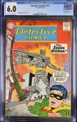 Cover Scan: Detective Comics #275 CGC FN 6.0 1st Appearance Zebra Batman! - Item ID #375683