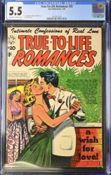 Cover Scan: True-To-Life Romances #20 CGC FN- 5.5 L.B. Cole Romance Cover! - Item ID #377085