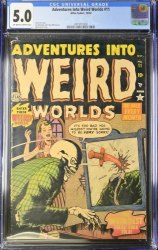 Cover Scan: Adventures Into Weird Worlds #11 CGC VG/FN 5.0 Pre-Code Horror! - Item ID #377086