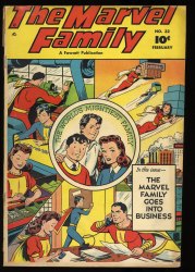Cover Scan: Marvel Family #32 P 0.5 See Description Goes into Business! - Item ID #377142