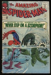 Cover Scan: Amazing Spider-Man #29 VG- 3.5 2nd Appearance Scorpion! Stan Lee! - Item ID #377818