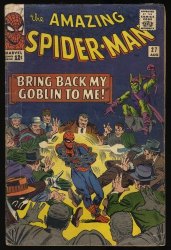 Cover Scan: Amazing Spider-Man #27 VG 4.0 Appearance of Green Goblin! - Item ID #377820