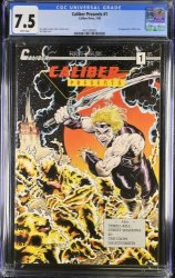Cover Scan: Caliber Presents (1989) #1 CGC VF- 7.5 White Pages 1st Appearance The Crow! - Item ID #379532
