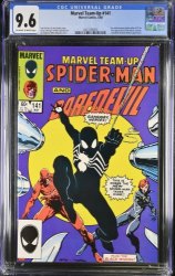 Cover Scan: Marvel Team-up #141 CGC NM+ 9.6 1st Black Costume! Spider-Man! - Item ID #379534