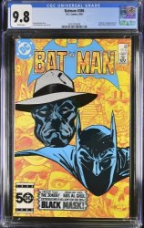Cover Scan: Batman #386 CGC NM/M 9.8 White Pages 1st Black Mask! Tom Mandrake Cover Art! - Item ID #379539