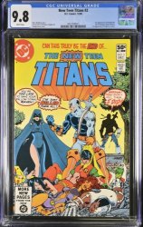 Cover Scan: New Teen Titans (1980) #2 CGC NM/M 9.8 White Pages 1st Appearance Deathstroke! - Item ID #379552