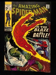 Cover Scan: Amazing Spider-Man #77 VF- 7.5 Lizard Human Torch Appearance! - Item ID #434101