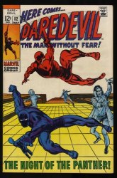 Cover Scan: Daredevil #52 VF/NM 9.0 Black Panther Appearance! Barry Smith Cover! - Item ID #434415