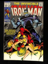 Cover Scan: Iron Man #14 VF 8.0 1st Night Phantom! - Item ID #435293