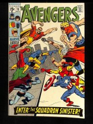 Cover Scan: Avengers #70 VF 8.0 1st Appearance Squadron Sinister! - Item ID #435321