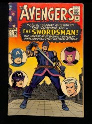 Cover Scan: Avengers #19 VG+ 4.5 1st Appearance Swordsman Origin Hawkeye! - Item ID #436009