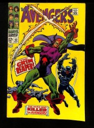 Cover Scan: Avengers #52 FN+ 6.5 1st Appearance Grim Reaper! Black Panther! - Item ID #436012
