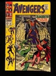 Cover Scan: Avengers #47 VG+ 4.5 1st App. Dane Whitman! Magneto! Black Knight! - Item ID #436339