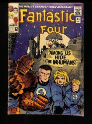 Cover Scan: Fantastic Four #45 GD/VG 3.0 1st Appearance Inhumans! Stan Lee! - Item ID #438678