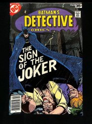Cover Scan: Detective Comics #476 VF+ 8.5 The Sign of the Joker! - Item ID #438906